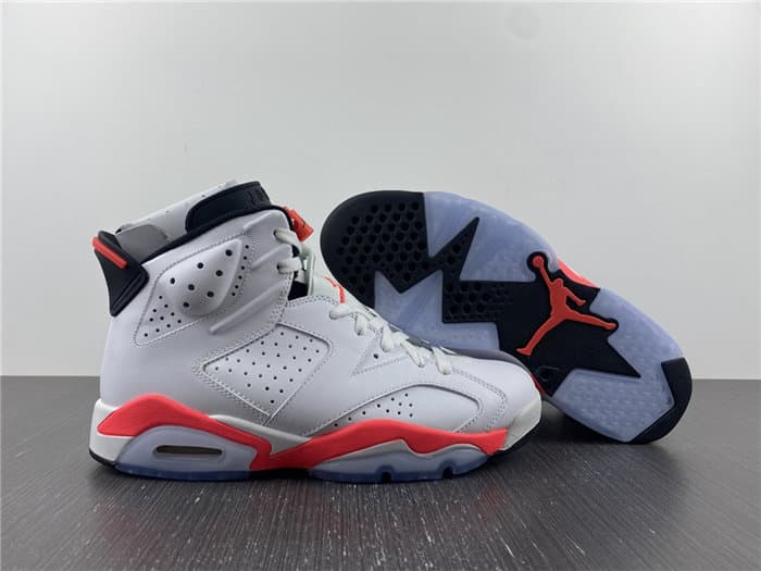 JRD 6 Retro Infrared White 384664-123
