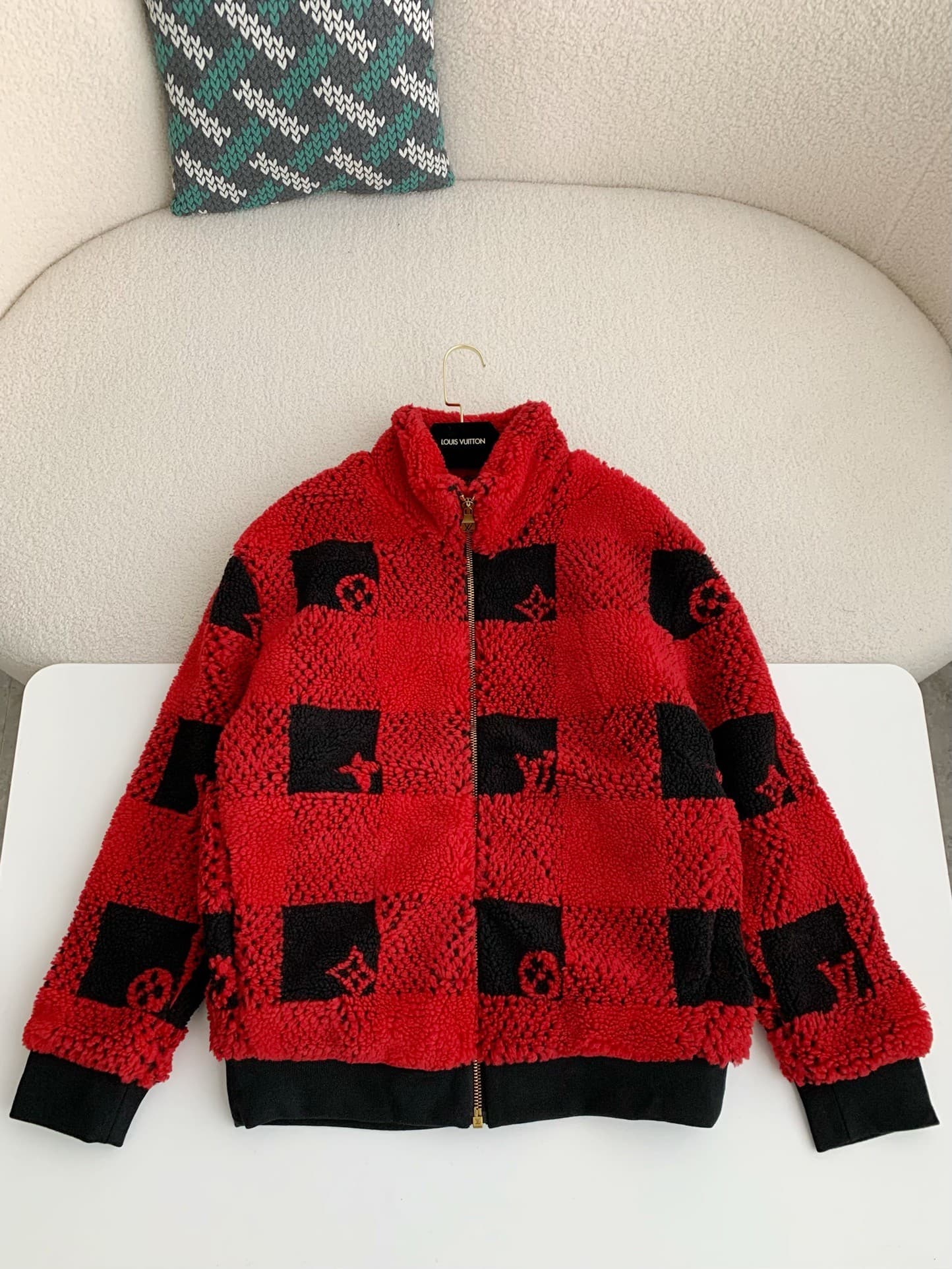 L X V Checked lapels Jackets