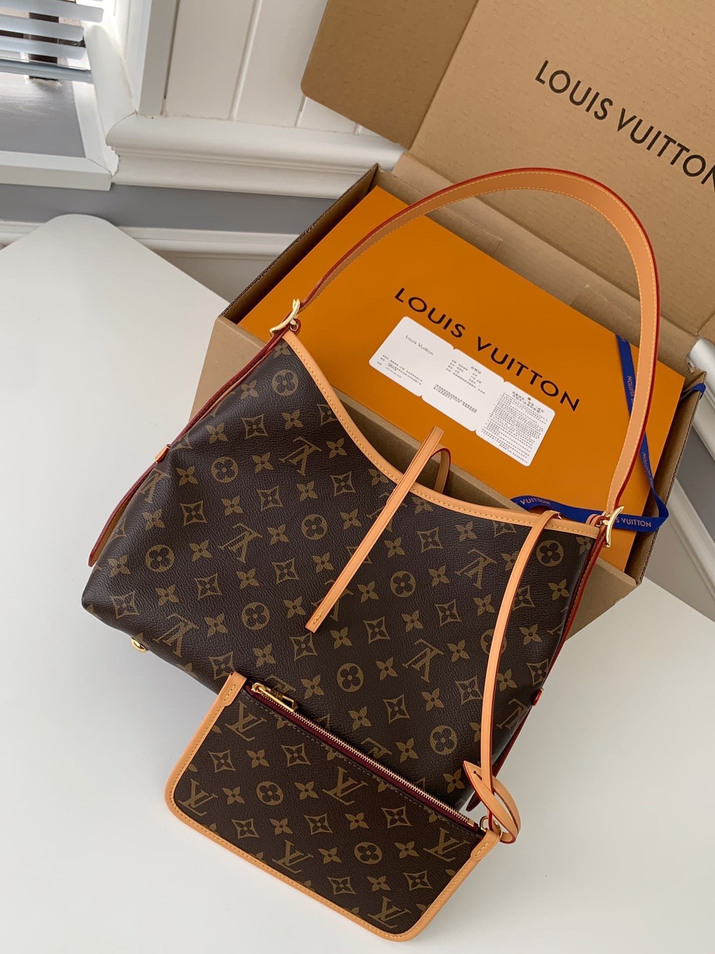 L X V CARRYALL M46203 size:29*24*12cm