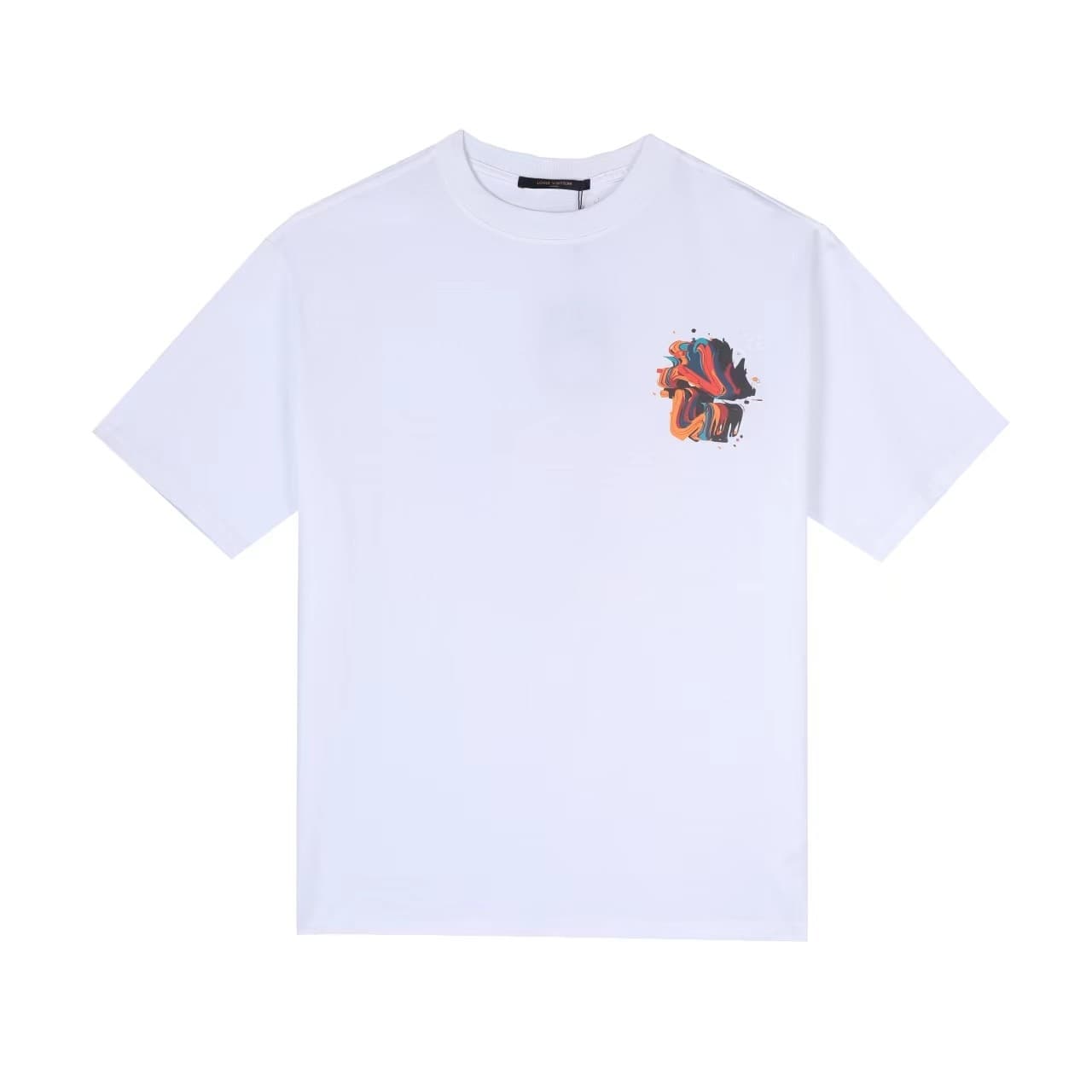 L X V 23ss front and back patterned t-shirt