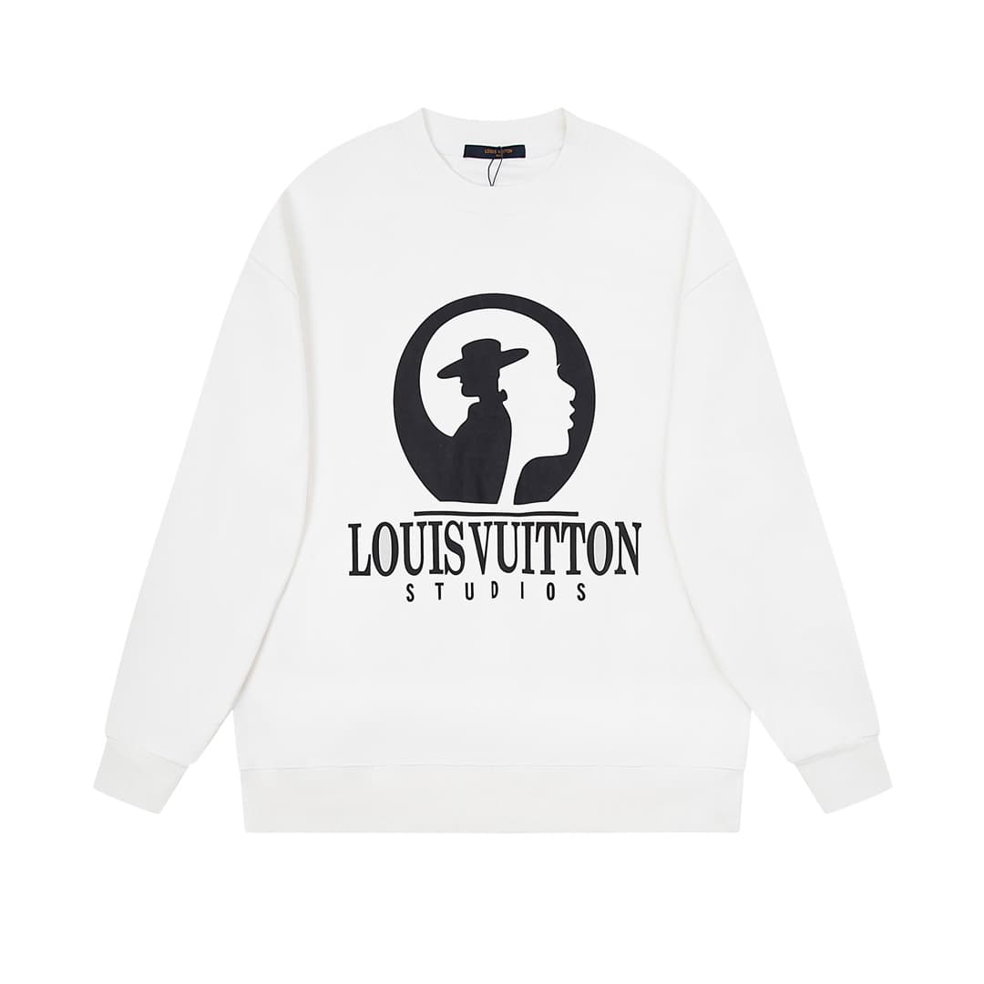L X V Hoodies White