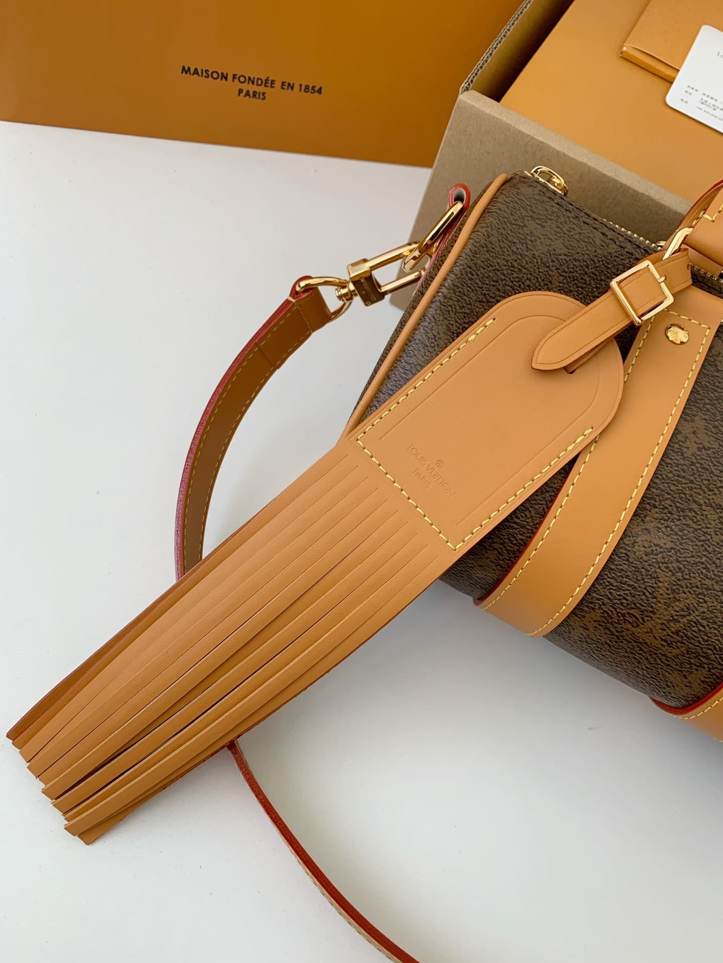 L X V The New Keepall Bandouli ère 25 handbag M11542 Size:25*15*11cm