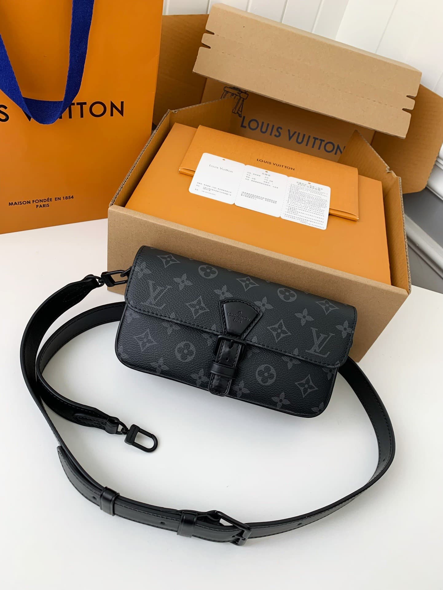 L X V New season Montsouris Mini Bag M83567 Size:22*12*6cm
