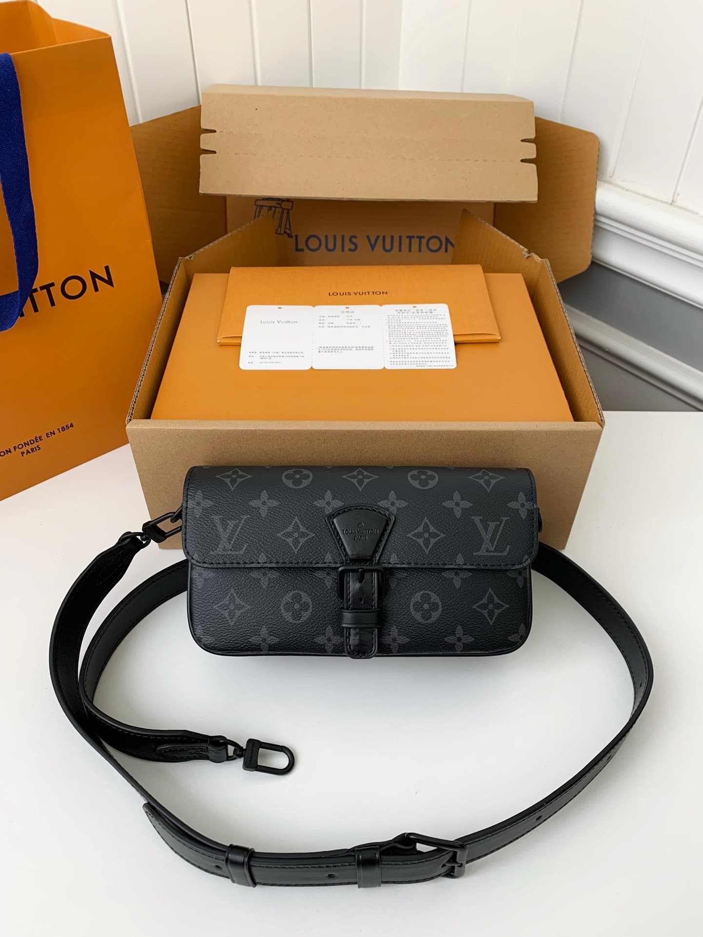 L X V New season Montsouris Mini Bag M83567 Size:22*12*6cm