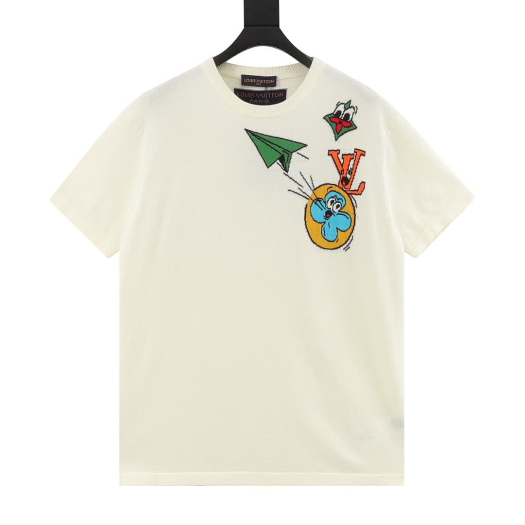L X V Logo lettering T-shirt