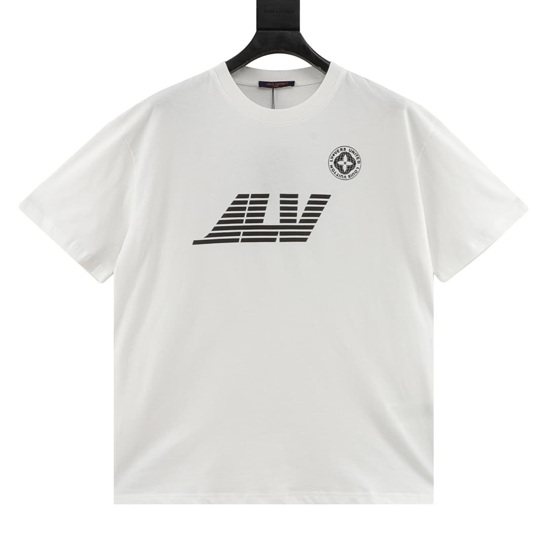 L X V Logo lettering T-shirt