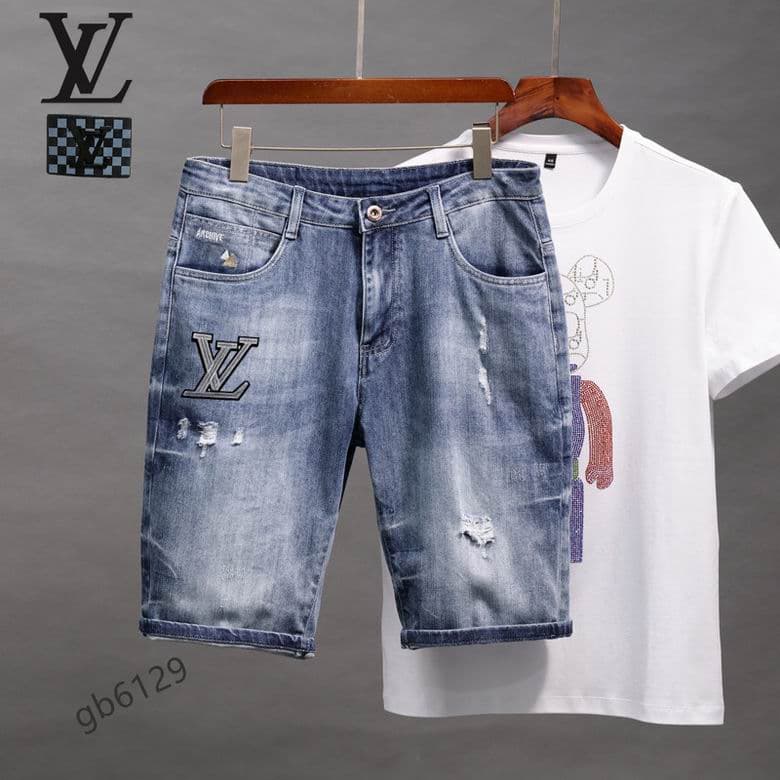 L X V Jean shorts