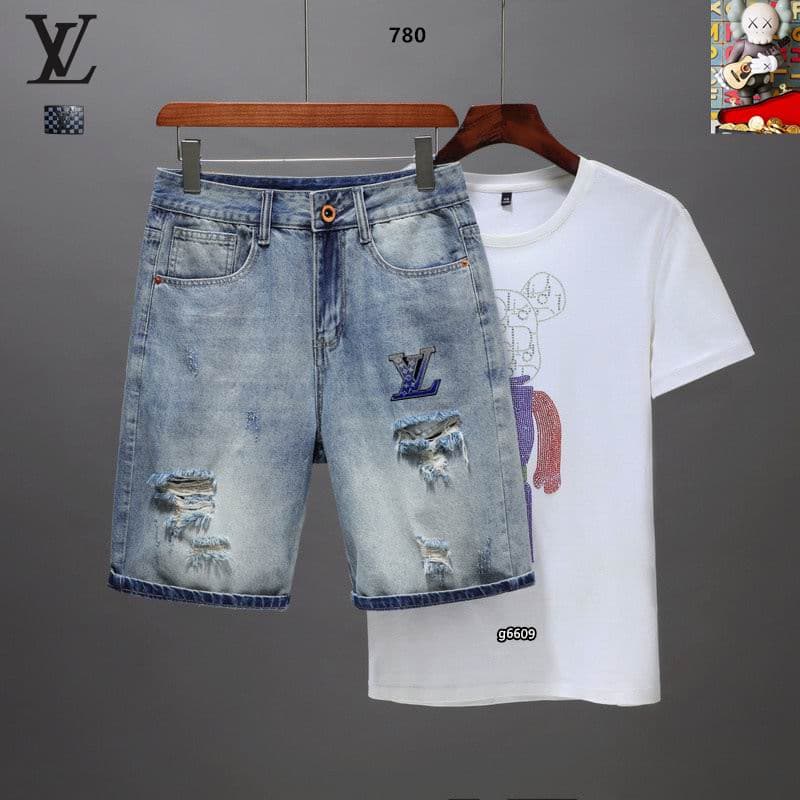 L X V Jean shorts
