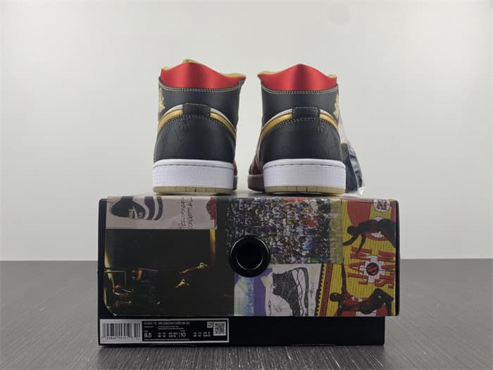 JRD 1 Mid XQ White Black Sport Red DV0576-176
