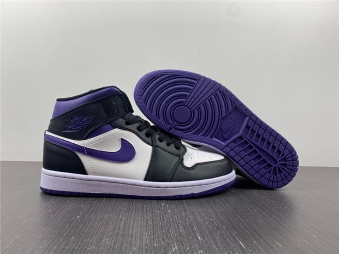 JRD1 Mid White Black Purple 554724-095