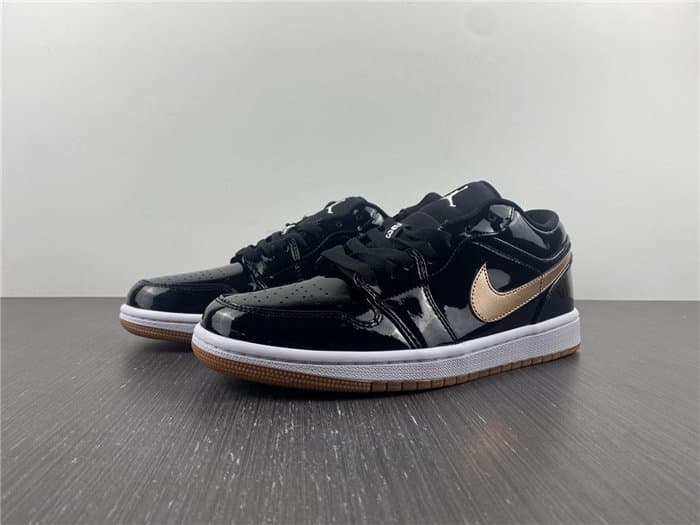 JRD1 Retro Black Gold Patent 554723-032