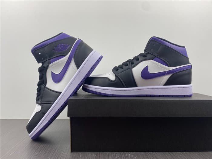 JRD1 Mid White Black Purple 554724-095