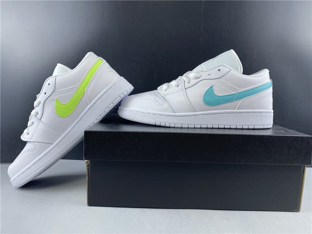 JRD1 Low White Neon CW7035-100