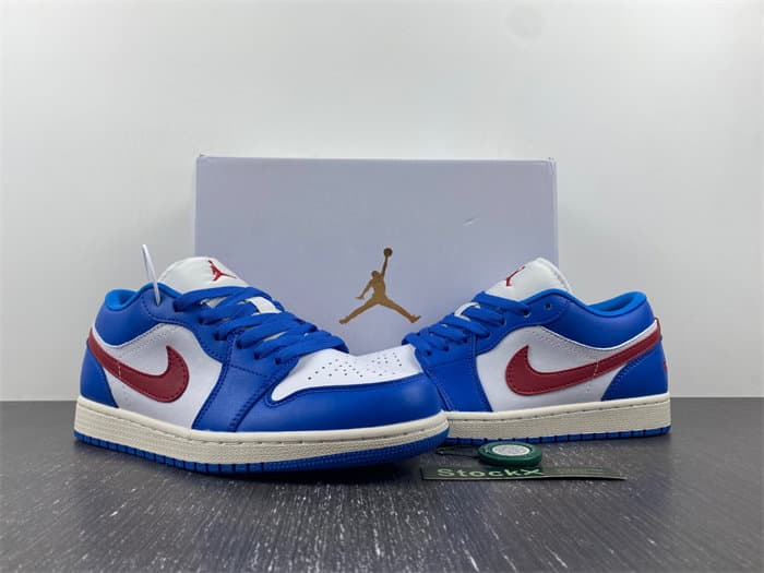 JRD 1 Low Sport Blue Gym Red DC0774-416