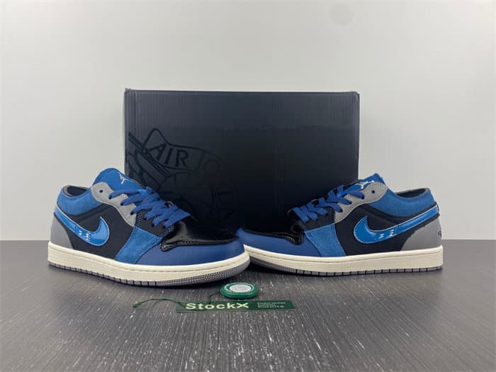 JRD 1 Low SE Craft Obsidian French Blue Ashen Slate White DR8867-400