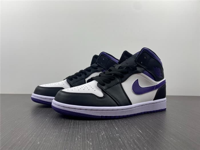 JRD1 Mid White Black Purple 554724-095