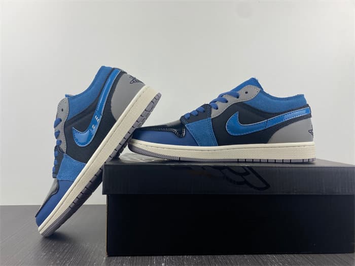 JRD 1 Low SE Craft Obsidian French Blue Ashen Slate White DR8867-400