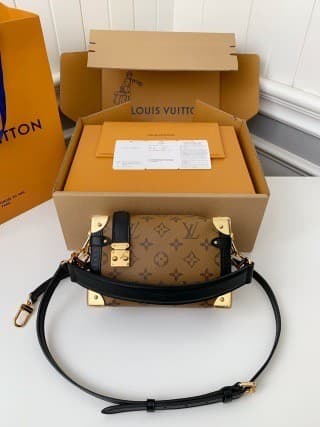 L X V small SIDE TRUNK handbag M46815, size: 18*12.5*8cm