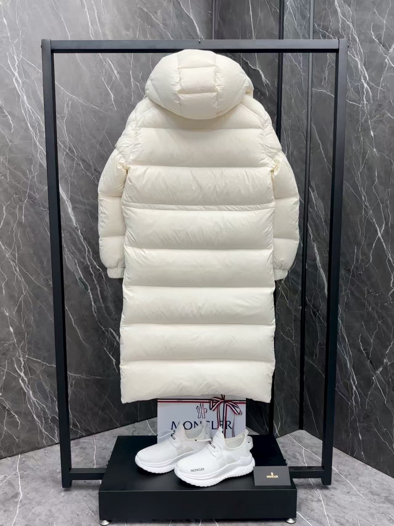 MONC Long down jacket