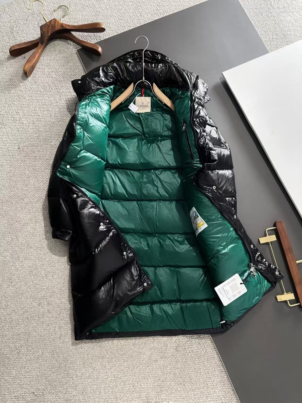 MONC Long down jacket