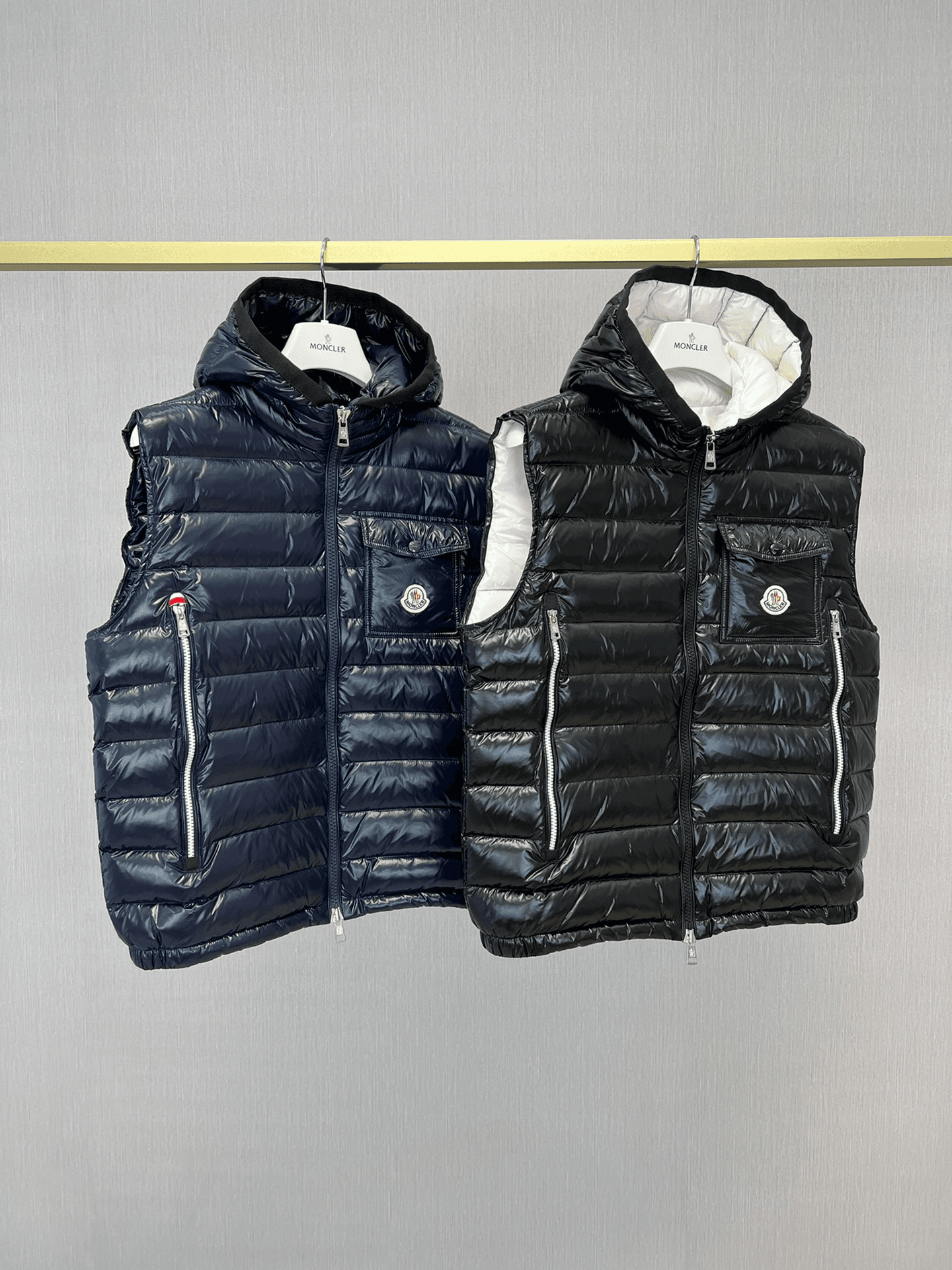 MONC Early Fall Ragot Series Breathable Hooded Vest Jacket