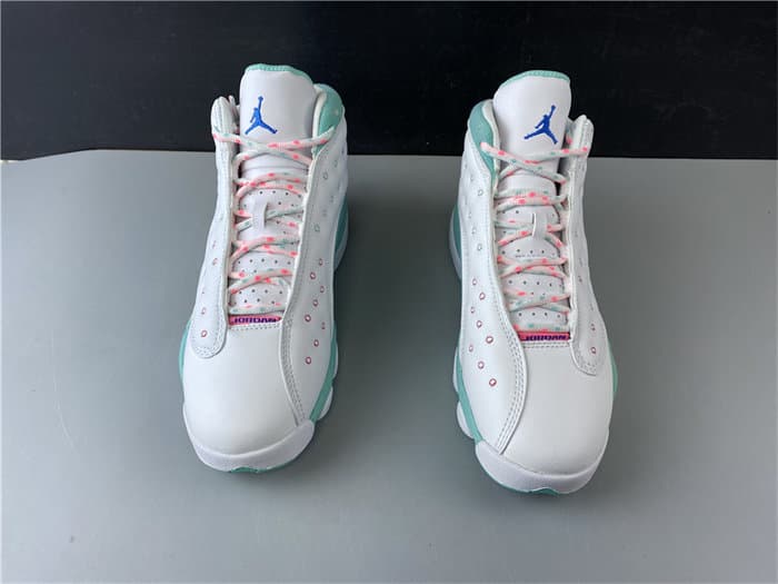 JRD 13 Retro White Soar Green Pink 439358-100
