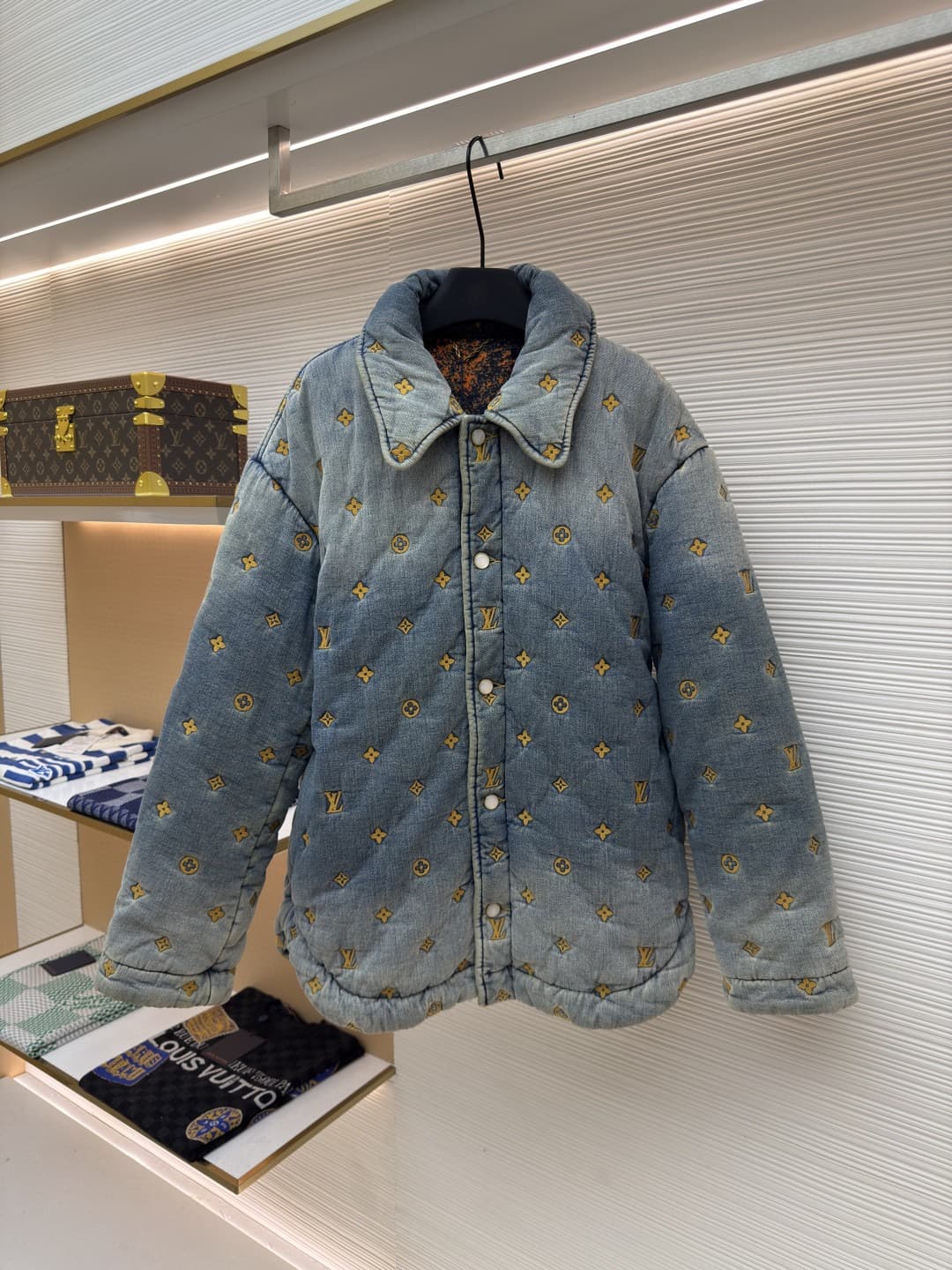 L X V Embroidered Cotton Jacket