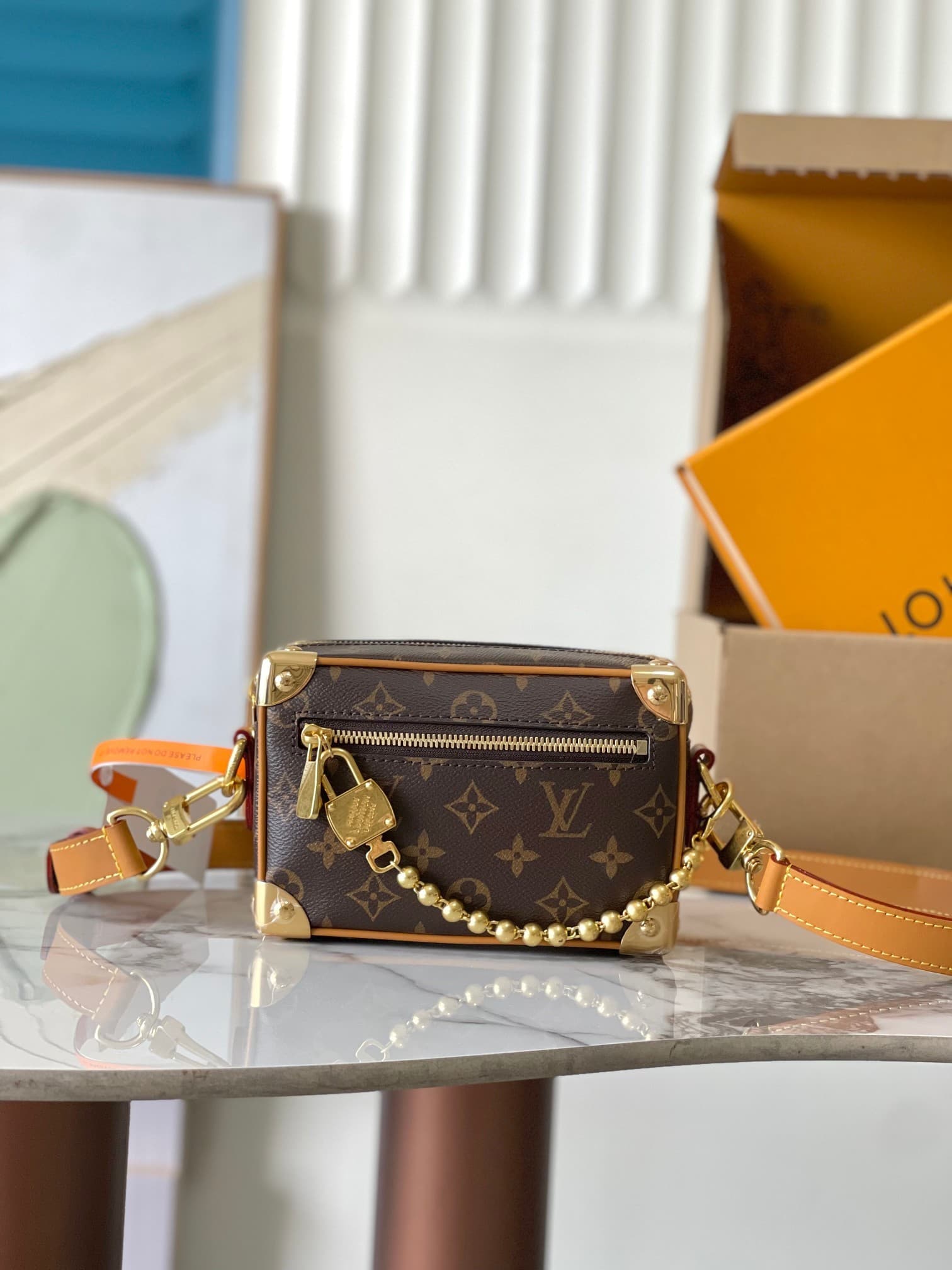 L X V MINI SOFT TRUNK M14729 18.5x13x8cm