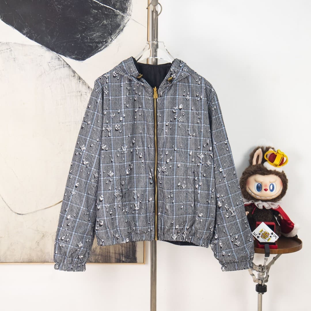 L X V Double-sided windproof coat
