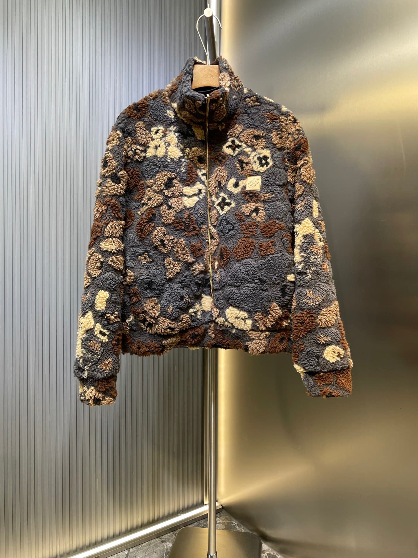 L X V Reversible Shearling Jacket