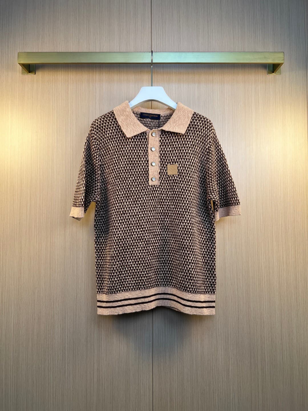 L X V Knitted short sleeve