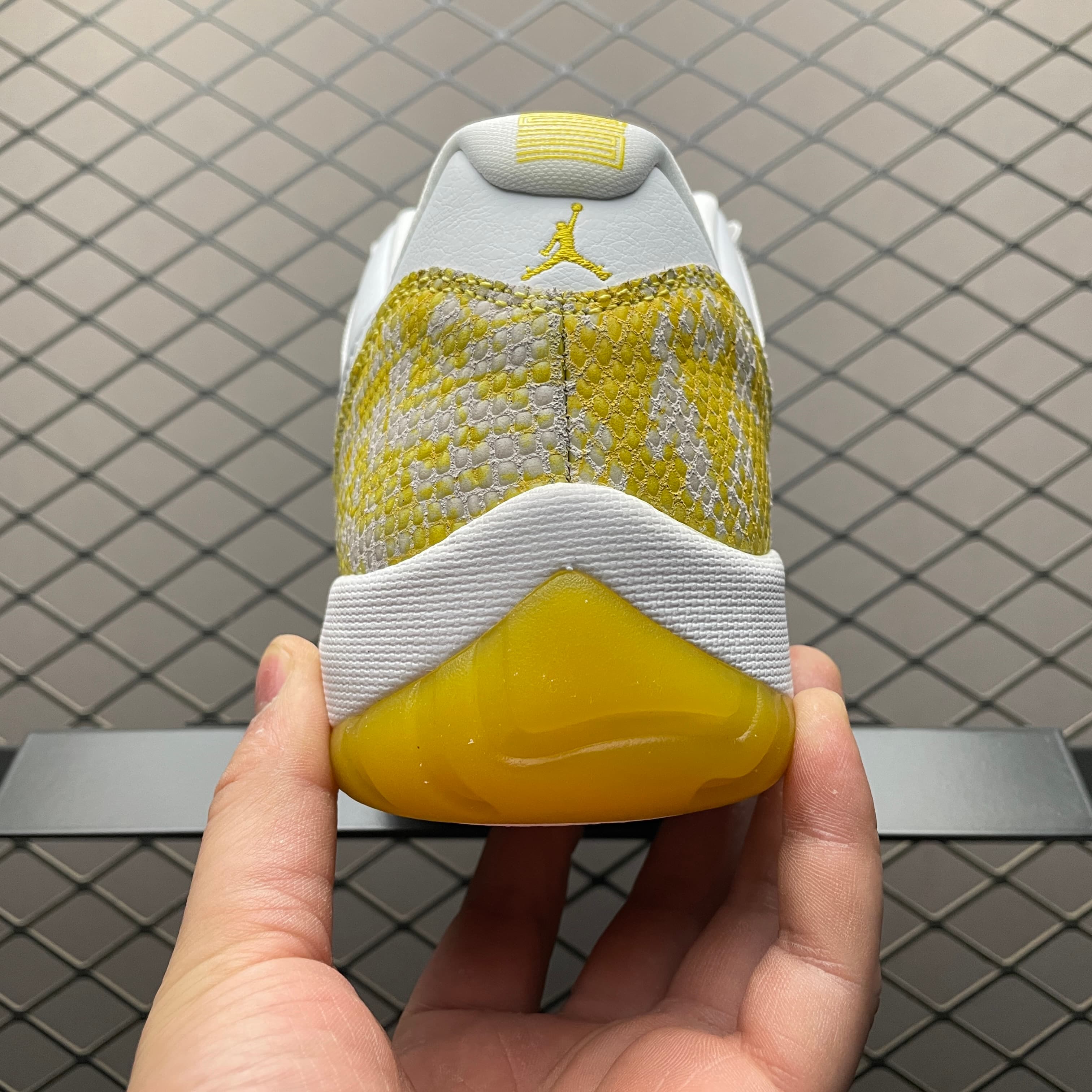JRD 11 Retro Low Yellow Snakeskin AH7860-107