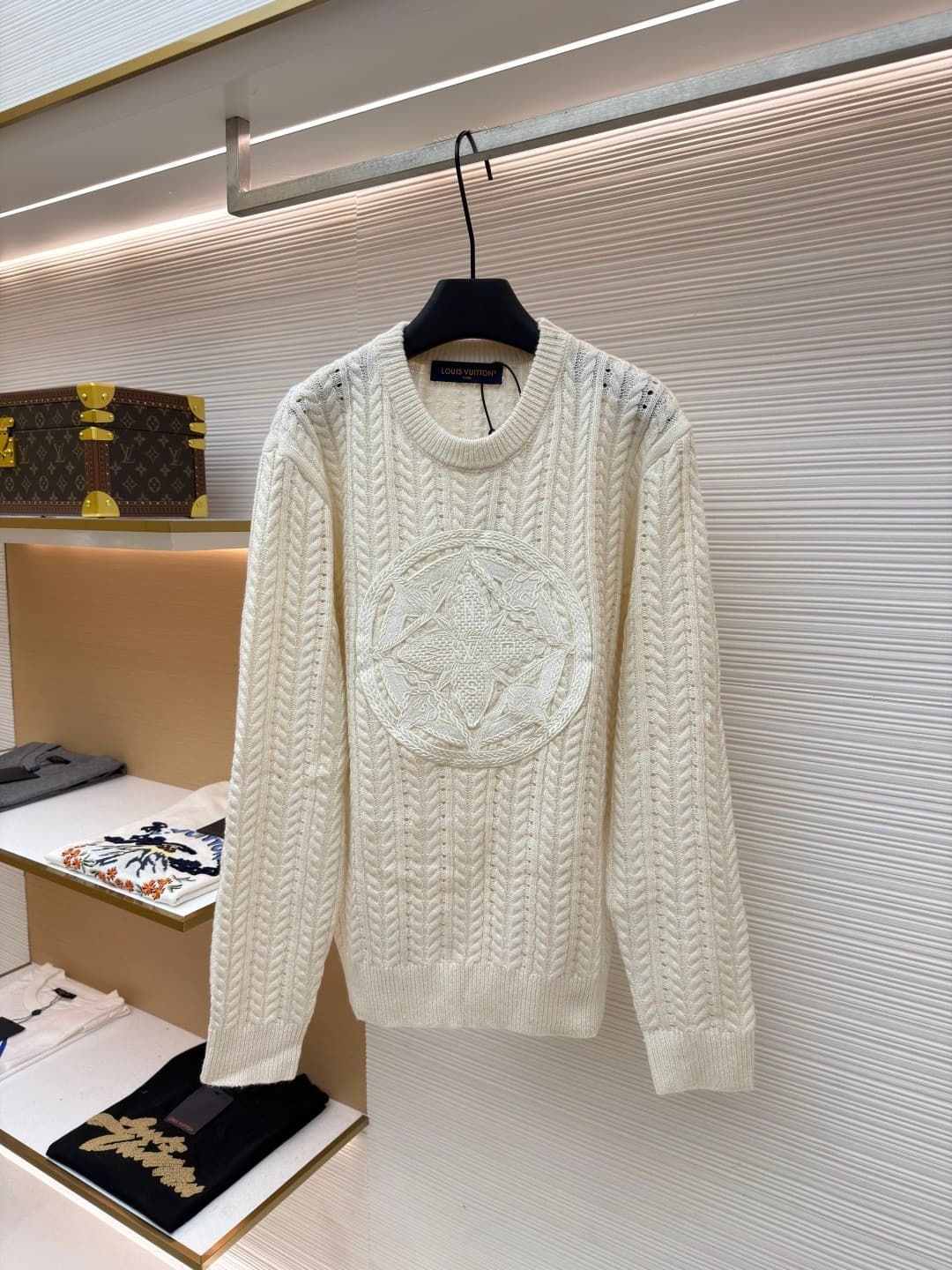 L X V Knitted sweater